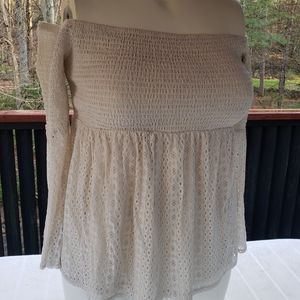 Lace Off the Shoulder Top